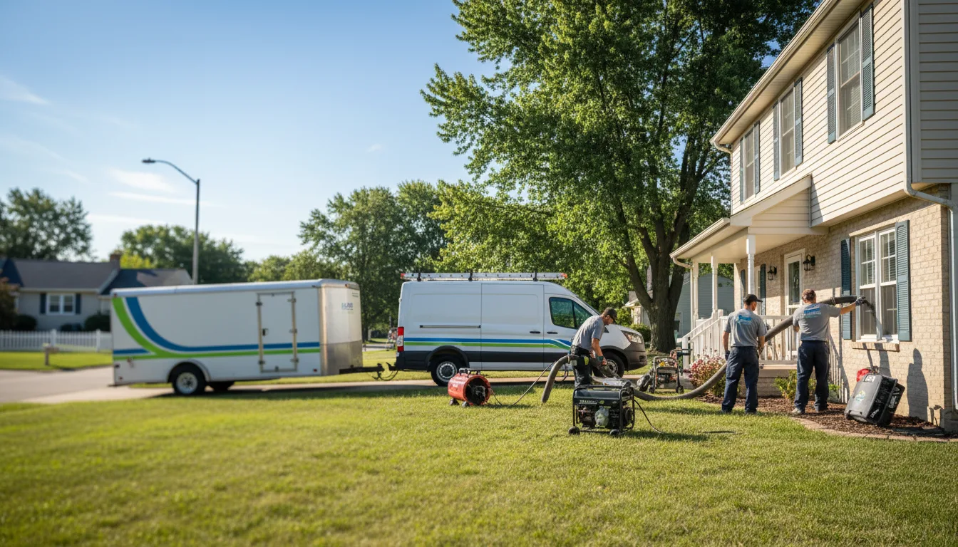 Flooded Basement Restoration And Cleanup With Repair in Scammon, KS near me